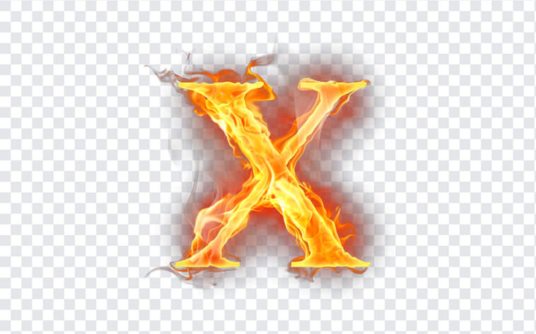 Letter X Fire, Letter X, Letter X Fire PNG, Letter, PNG Images, Transparent Files, png free, png file,