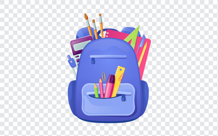 School Bagpack Clipart, School Bagpack, School Bagpack Clipart PNG, School, PNG Images, Transparent Files, png free, png file,