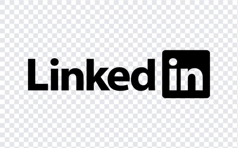 LinkedIn logo transparent Black | Download FREE