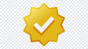 Twitter Verified Badge Gold, Twitter Verified Badge, Twitter Verified Badge Gold SVG, Twitter Verified, Elon Musk, Twitter, PNG, PNG Images, Transparent Files, png free, png file,