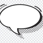Halftone Speech Bubble, Halftone Speech, Halftone Speech Bubble PNG, Speech Bubble PNG, Halftone, PNG, PNG Images, Transparent Files, png free, png file,