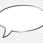 Sketched Speech, Sketched, Sketched Speech Bubble, Speech Bubble, PNG, PNG Images, Transparent Files, png free, png file,