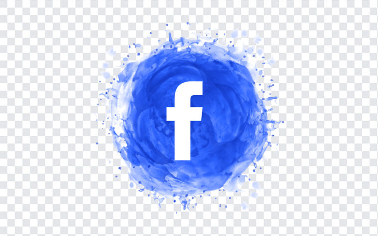 Watercolors Facebook Logo, Watercolors Facebook, Watercolors Facebook Logo PNG, Watercolors, PNG, PNG Images, Transparent Files, png free, png file,