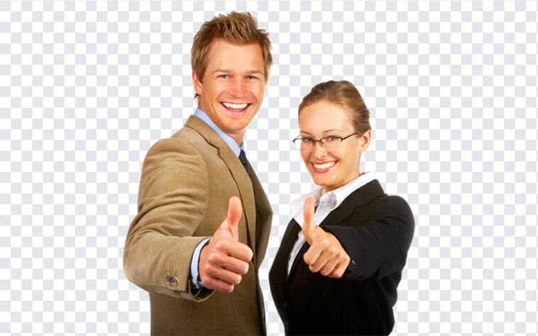 Business Man and Woman Thumbs Up, Business Man and Woman Thumbs, Business Man and Woman Thumbs Up Transparent, Business Man and Woman, Thumbs Up PNG, PNG, PNG Images, Transparent Files, png free, png file, Free PNG, png download,