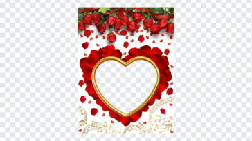 Heart with Roses Transparent, Heart with Roses, Heart with Roses Transparent Frame, Frame, Frame PNG, Transparent Frame PNG, PNG, PNG Images, Transparent Files, png free, png file, Free PNG, png download,