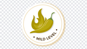 Spicy Mild Level, Spicy Mild, Spicy Mild Level Badge, Spicy, PNG, PNG Images, Transparent Files, png free, png file,