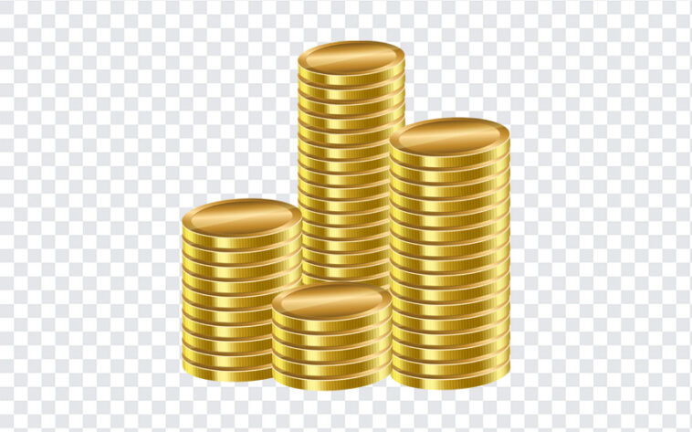 Stacked Gold Coins, Stacked Gold, Stacked Gold Coins PNG, Stacked, PNG, PNG Images, Transparent Files, png free, png file,