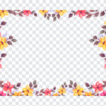 Watercolor Floral Border, Watercolor Floral, Watercolor Floral Border PNG, Watercolor, Floral Border, Floral Border PNG, Floral, PNG, PNG Images, Transparent Files, png free, png file, Free PNG, png download,
