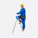 Worker on Ladder, Handyman PNG, Worker on Ladder PNG, Worker, PNG, PNG Images, Transparent Files, png free, png file, Free PNG, png download,
