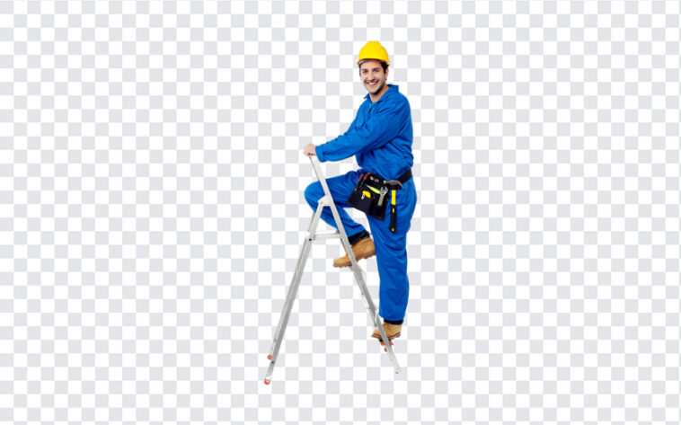 Worker on Ladder, Handyman PNG, Worker on Ladder PNG, Worker, PNG, PNG Images, Transparent Files, png free, png file, Free PNG, png download,
