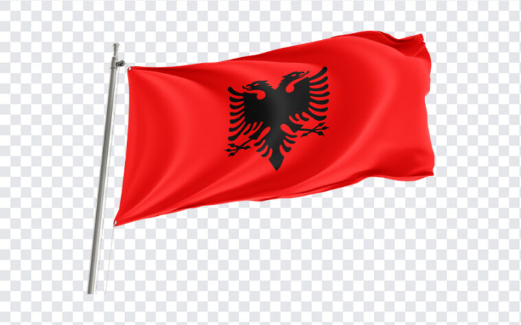 3D Albania Flag, 3D Albania, 3D Albania Flag PNG, 3D, PNG, PNG Images, Transparent Files, png free, png file, Free PNG, png download,