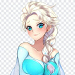 Anime Elza, Anime, Anime Elza PNG, Anime Girl PNG, Anime Girl,s Frozen, PNG, PNG Images, Transparent Files, png free, png file, Free PNG, png download,