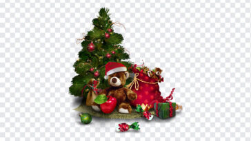 Christmas Tree with Teddy Bear, Christmas Tree with Teddy, Christmas Tree with Teddy Bear PNG, Christmas Tree PNG, PNG, PNG Images, Transparent Files, png free, png file, Free PNG, png download,