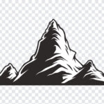 Mountain Silhouette, Mountain, Mountain Silhouette PNG, Silhouette PNG, Mountain PNG, PNG, PNG Images, Transparent Files, png free, png file, Free PNG, png download,