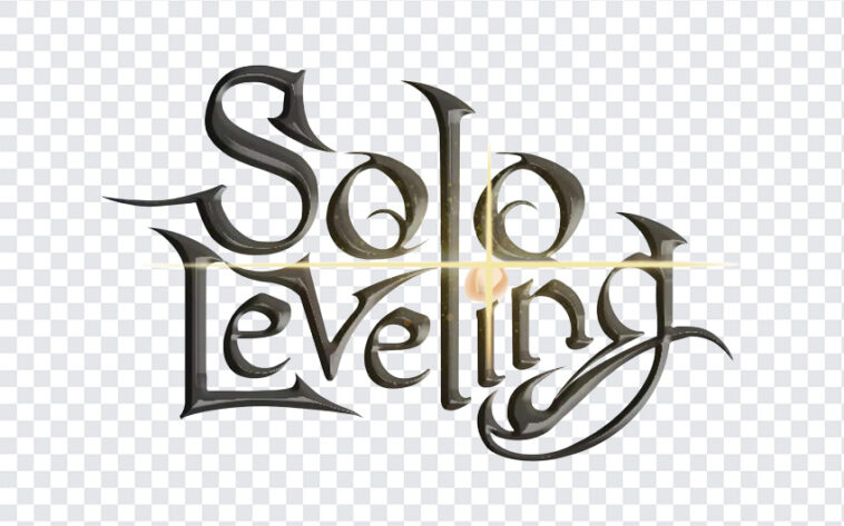 Solo Leveling Logo, Solo Leveling, Solo Leveling Logo PNG, Anime, Manga, Japan, PNG, PNG Images, Transparent Files, png free, png file, Free PNG, png download,