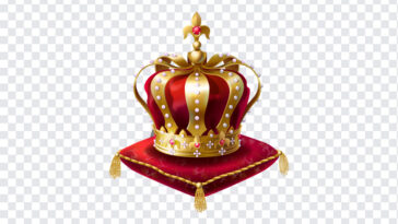 Crown on Velvet Pillow, Crown on Velvet, Crown on Velvet Pillow PNG, Crown PNG, King's Crown PNG, PNG, PNG Images, Transparent Files, png free, png file, Free PNG, png download,