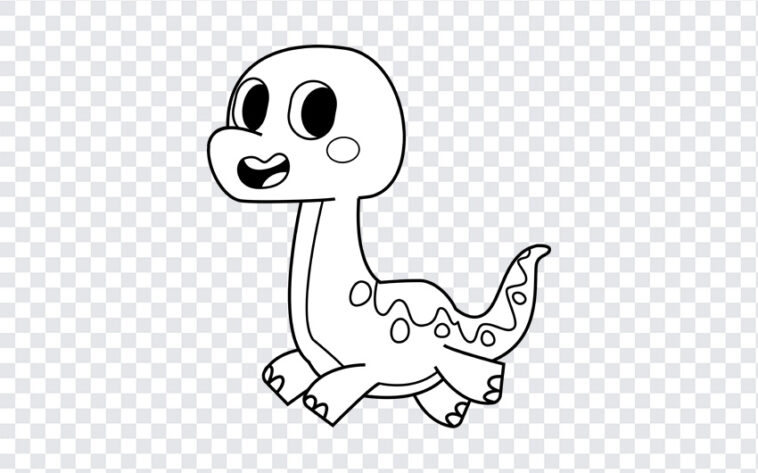 Cute Baby Dinosaur, Cute Baby Dinosaur Coloring Page, Cute Dinosaur, Coloring Page, Dinosaur PNG, PNG, PNG Images, Transparent Files, png free, png file, Free PNG, png download,