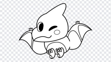 Cute Pterodactyl Dinosaur, Cute Pterodactyl Dinosaur Coloring Page, Cute Dinosaur, Coloring Page, Dinosaur Coloring Page, PNG, PNG Images, Transparent Files, png free, png file, Free PNG, png download,