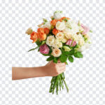 Flower Bouquet in Hand, Flower Bouquet PNG, Flower Bouquet in Hand PNG, Flower Bouquet, PNG, PNG Images, Transparent Files, png free, png file, Free PNG, png download,