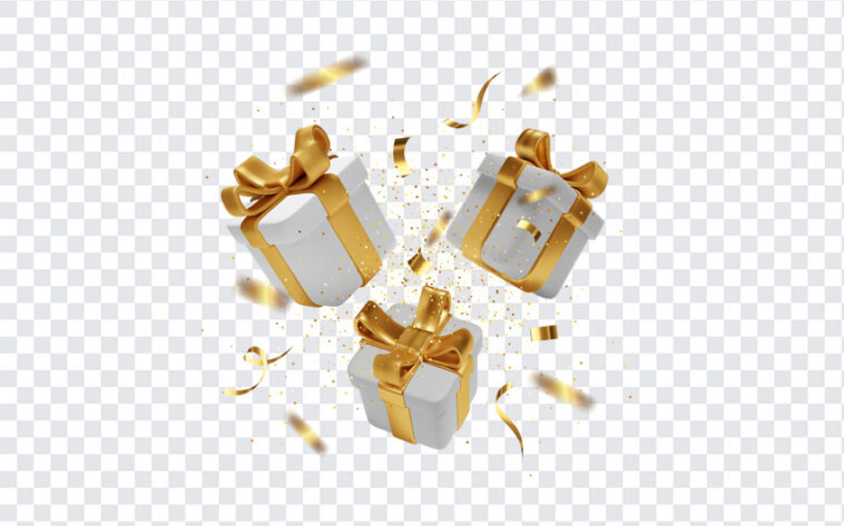 Gift Boxes with Gold Confetti, Gift Boxes PNG, Gift Boxes with Gold Confetti PNG, Gold Confetti PNG, PNG, PNG Images, Transparent Files, png free, png file, Free PNG, png download,