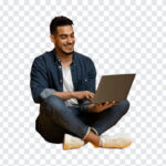 Guy with a Laptop PNG, Guy, Male with a Laptop, Laptop PNG, PNG, PNG Images, Transparent Files, png free, png file, Free PNG, png download,