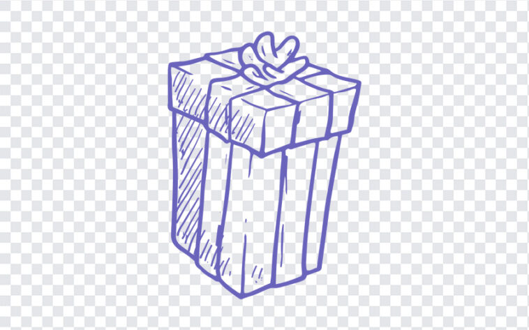 Hand Drawn Gift Box, Hand Drawn Gift, Hand Drawn Gift Box PNG, Hand Drawn, PNG, PNG Images, Transparent Files, png free, png file, Free PNG, png download,