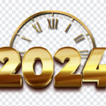 2024 New Year Clock, 2024 New Year, 2024 New Year Clock PNG, 2024, PNG, PNG Images, Transparent Files, png free, png file, Free PNG, png download,