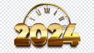 2024 New Year Clock, 2024 New Year, 2024 New Year Clock PNG, 2024, PNG, PNG Images, Transparent Files, png free, png file, Free PNG, png download,