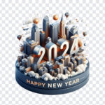 3D Happy New Year City, 3D Happy New Year, 3D Happy New Year City PNG, Happy New Year City PNG, 3D City, Urban New Year, PNG, PNG Images, Transparent Files, png free, png file, Free PNG, png download,