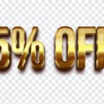 5% Off, 5%, 5% Off PNG, Offer PNG, PNG, PNG Images, Transparent Files, png free, png file, Free PNG, png download,
