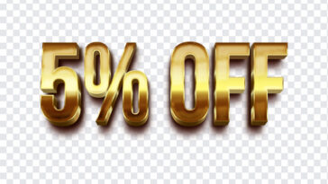 5% Off, 5%, 5% Off PNG, Offer PNG, PNG, PNG Images, Transparent Files, png free, png file, Free PNG, png download,