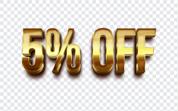 5% Off, 5%, 5% Off PNG, Offer PNG, PNG, PNG Images, Transparent Files, png free, png file, Free PNG, png download,