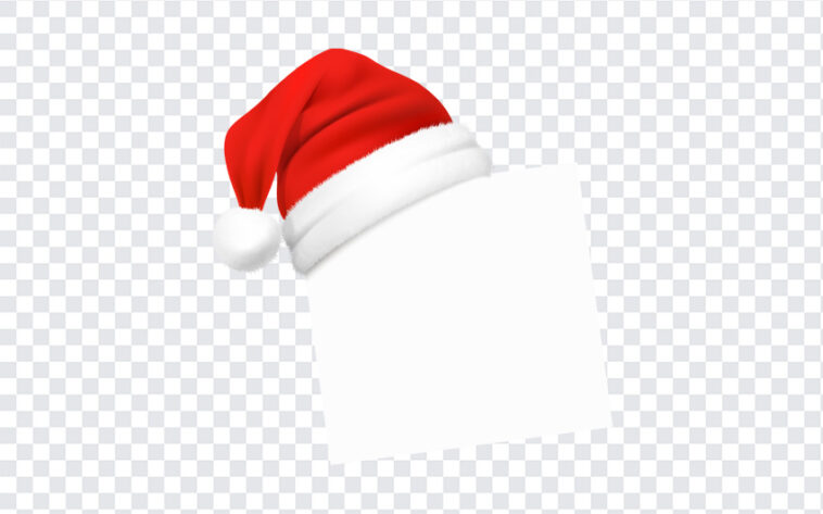Blank Card with Santa Hat, Blank Card with Santa, Christmas PNG, Christmas Card, PNG, PNG Images, Transparent Files, png free, png file, Free PNG, png download,