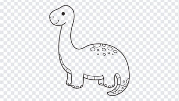 Cute Dinosaur Line Art For Coloring Page, Cute Dinosaur Line Art, Cute Dinosaur, Line Art, Dinosaur, PNG, PNG Images, Transparent Files, png free, png file, Free PNG, png download,