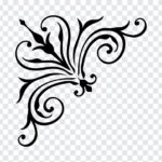 Floral Corner Border, Floral Corner, Floral Corner Border PNG, Floral, PNG, PNG Images, Transparent Files, png free, png file, Free PNG, png download,
