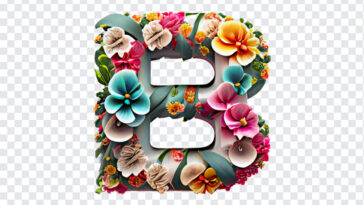 Floral Letter B, Floral Letter, Floral Letter B PNG, Floral, Floral Letters PNG, Alphabet PNG, Floral Alphabet Transparent Floral Letters, PNG, PNG Images, Transparent Files, png free, png file, Free PNG, png download,