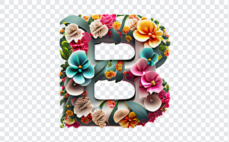 Floral Letter B, Floral Letter, Floral Letter B PNG, Floral, Floral Letters PNG, Alphabet PNG, Floral Alphabet Transparent Floral Letters, PNG, PNG Images, Transparent Files, png free, png file, Free PNG, png download,