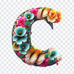 Floral Letter C, Floral Letter, Floral Letter C PNG, Floral, Floral Letters PNG, Alphabet PNG, Floral Alphabet Transparent Floral Letters, PNG, PNG Images, Transparent Files, png free, png file, Free PNG, png download,