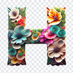Floral Letter H, Floral Letter, Floral Letter H PNG, Floral, Floral Letters PNG, Alphabet PNG, Floral Alphabet Transparent Floral Letters, PNG, PNG Images, Transparent Files, png free, png file, Free PNG, png download,