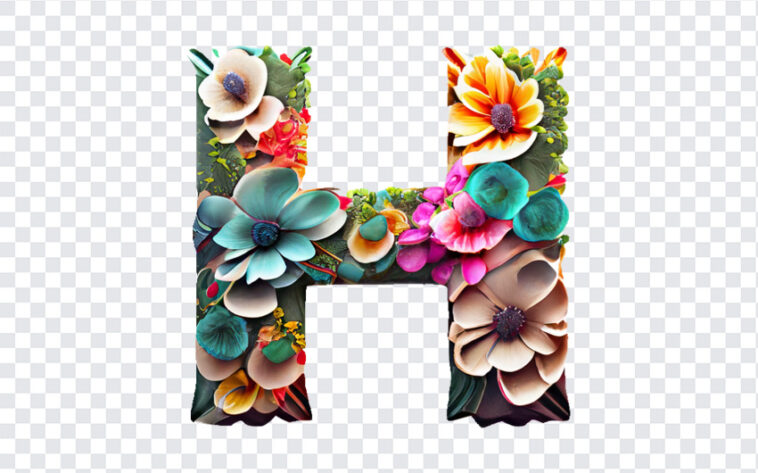 Floral Letter H, Floral Letter, Floral Letter H PNG, Floral, Floral Letters PNG, Alphabet PNG, Floral Alphabet Transparent Floral Letters, PNG, PNG Images, Transparent Files, png free, png file, Free PNG, png download,
