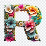 Floral Letter R, Floral Letter, Floral Letter R PNG, Floral, Floral Letters PNG, Alphabet PNG, Floral Alphabet Transparent Floral Letters, PNG, PNG Images, Transparent Files, png free, png file, Free PNG, png download,