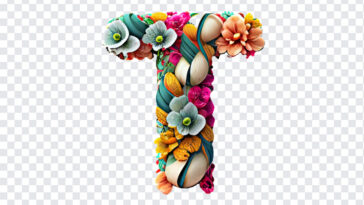 Floral Letter T, Floral Letter, Floral Letter T PNG, Floral, Floral Letters PNG, Alphabet PNG, Floral Alphabet Transparent Floral Letters, PNG, PNG Images, Transparent Files, png free, png file, Free PNG, png download,