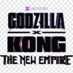 Godzilla x Kong The New Empire logo, Godzilla x Kong PNG, Gozdilla PNG, King Kong PNG, Monsterverse, PNG, PNG Images, Transparent Files, png free, png file, Free PNG, png download,