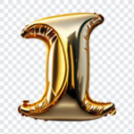 Gold Foil Balloon Number 1, Gold Foil Balloon Number, Gold Foil Balloon Number 1 PNG, Gold Foil Balloon, Balloon Numbers, Number 1 PNG, PNG, PNG Images, Transparent Files, png free, png file, Free PNG, png download,