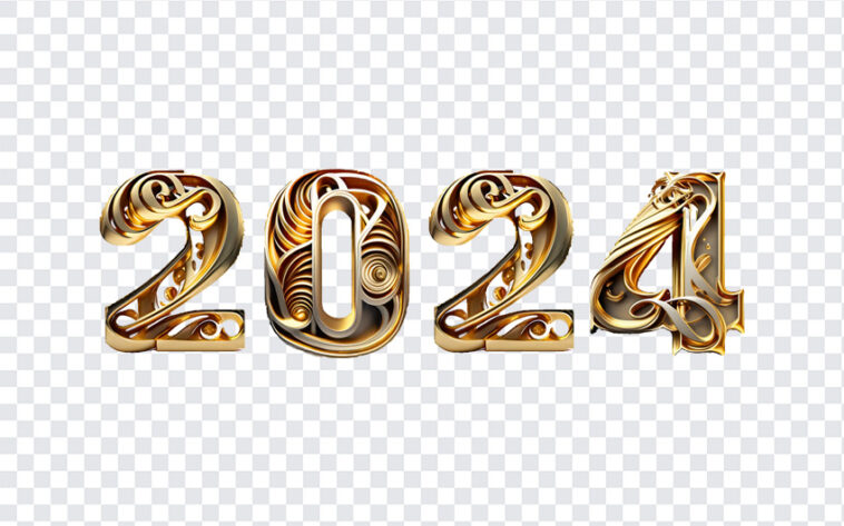 Golden 2024 Text, Golden 2024, Golden 2024 Text PNG, Happy New Year, New Year Wishes, Wishes, Golden, PNG, PNG Images, Transparent Files, png free, png file, Free PNG, png download,