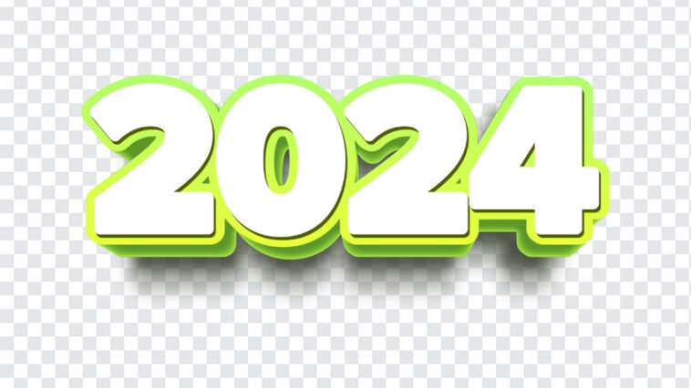 Green and White 2024 PNG Archives - Freebiehive