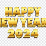 Happy New Year 2024, Happy New Year, Happy New Year 2024 PNG, Happy New, PNG, PNG Images, Transparent Files, png free, png file, Free PNG, png download,