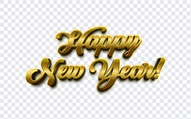 Happy New Year Gold Text, Happy New Year Gold, Happy New Year Gold Text PNG, Happy New Year, PNG, PNG Images, Transparent Files, png free, png file, Free PNG, png download,