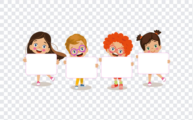 Kids Holding Board, Kids Holding, Kids Holding Board PNG, Kids, PNG, PNG Images, Transparent Files, png free, png file, Free PNG, png download,