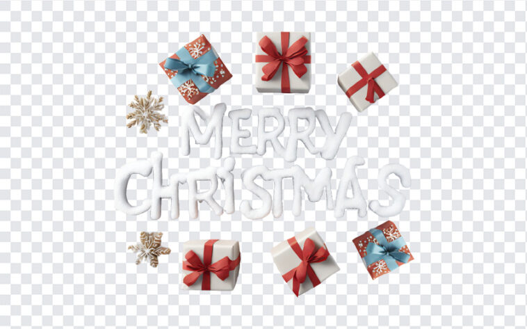 Merry Christmas with Gifts, Merry Christmas Text, Christmas PNG, Merry Christmas, PNG, PNG Images, Transparent Files, png free, png file, Free PNG, png download,